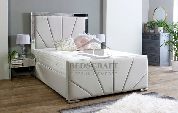 Mirrored ottoman bed deals