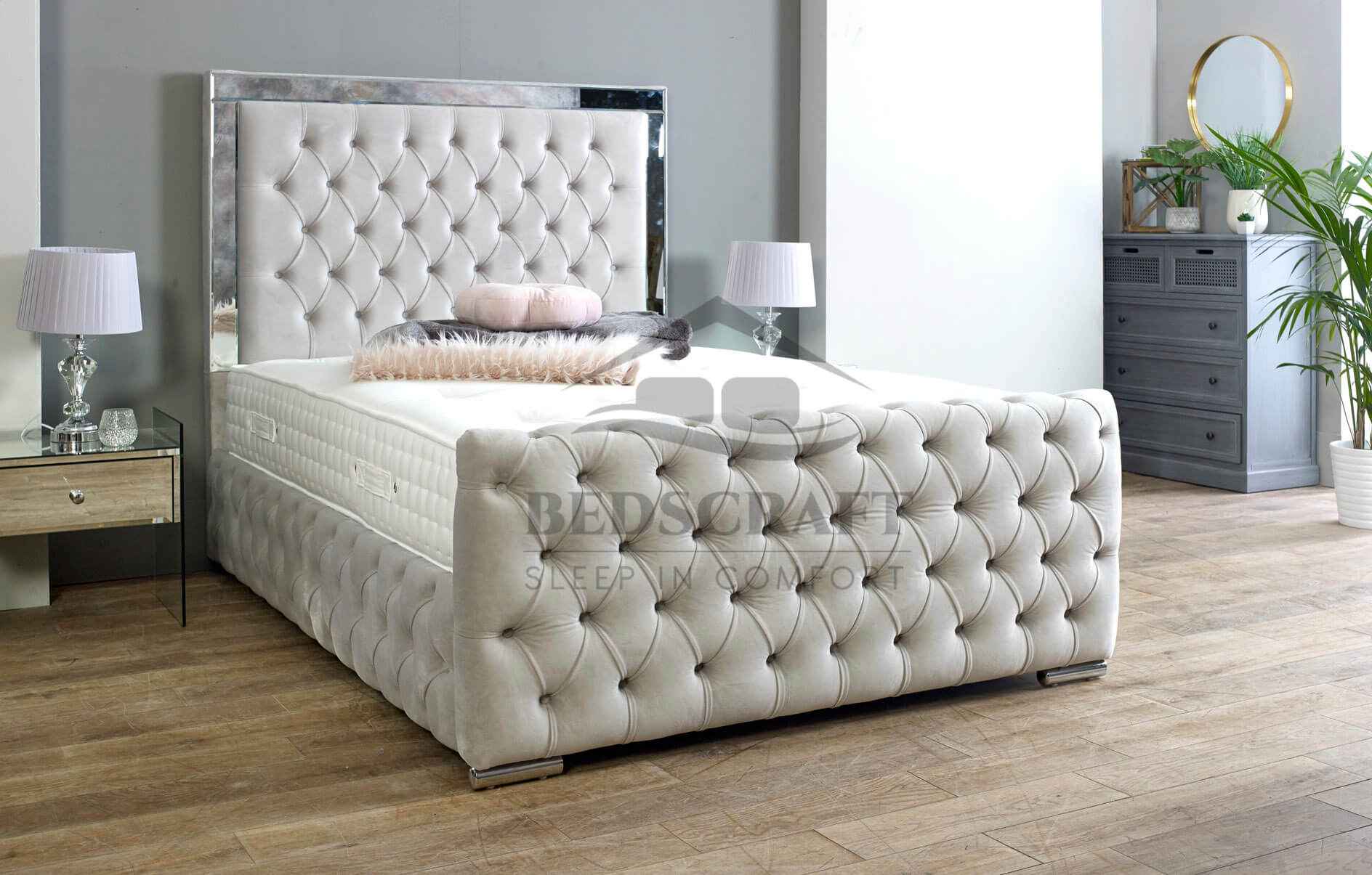 Chesterfield Mirror Bed