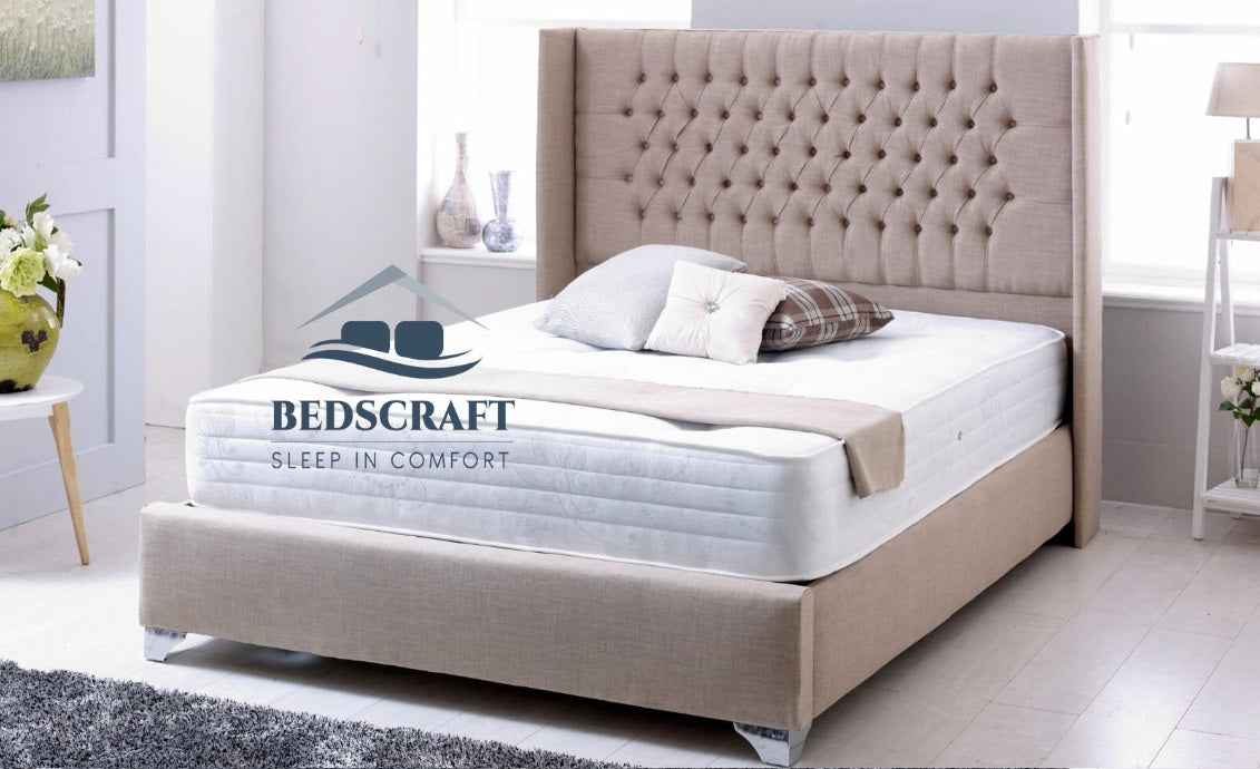 Classic Wingback Bed