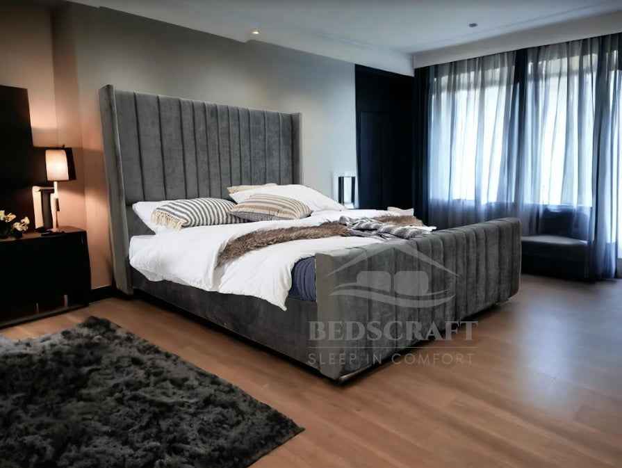 Doppler Wingback Bed